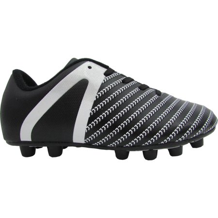 VIZARI - Impact FG- Soccer Shoes  Cleats  Black/White  Size - 8 (Youth)