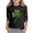 1-Black1100, variant on Kiijoy St. Patrick's Day T Shirt for Toddler Girls Cute Clover Graphic Tee, Sizes 3-4