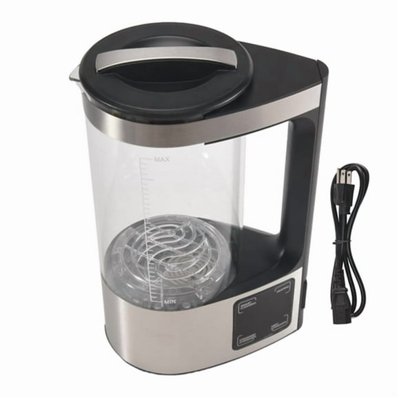 2L Rich Hydrogen Water Bottle Alkaline Ionizer Machine Filter Drink Generator US Plug