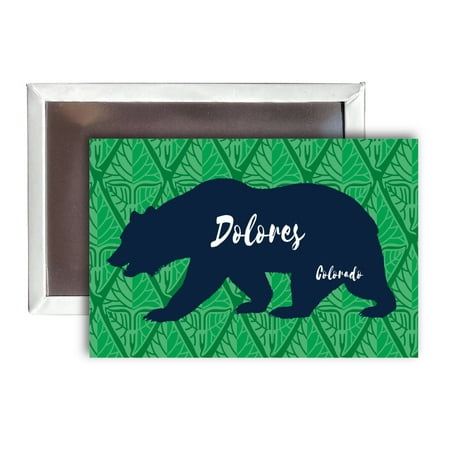 

Dolores Colorado Souvenir 2x3-Inch Fridge Magnet Bear Design