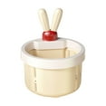 thumbnail image 1 of Hearth & Gear Cute Rabbit Shaped Kitchen Strainer Clog Food Waste Drain Catcher For Drains (7.5cm/2.95in Multiple Colors) Basin Racks Rubber Coated Fits in Board for Kitchen Counter Faucet Rack Soap, 1 of 6