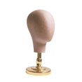 thumbnail image 2 of Soporte para Exhibición de gorras Salvador Multiusos Cabeza de maniquí Dorado, 2 of 10