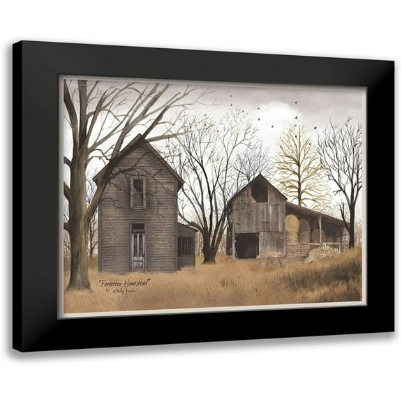 Jacobs, Billy 14x12 Black Modern Framed Museum Art Print Titled - Forgotten Homestead