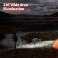 thumbnail image 3 of Faro De Haz Ancho 230, Linterna Frontal LED Recargable, Lámpara Frontal Recargable USB con Luz Trasera Roja, Luz LED Impermeable para Diadema para Acampar Correr H, 3 of 5
