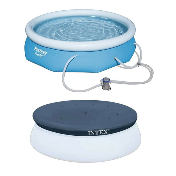 Bestway 10' x 30" Above Ground Pool w/ Filter Pump, Intex 10" Pool