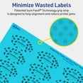 thumbnail image 5 of Avery Printable Oval Labels, Bright Blue, 1" x 2", 480ct, 5 of 11
