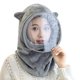 thumbnail image 2 of Sombrero De Equitación De Invierno Sombrero Cálido A Prueba De Viento Con Protección Facial Desmontable Sombreros De Ciclismo Gorra Para Unisex Yuarrent AP007583-04, 2 of 6