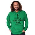 thumbnail image 5 of Cool What an Awesome Dad Looks Like Hoodie Hooded Sweatshirt Men Brisco Brands L, 5 of 6