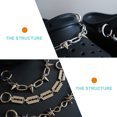 thumbnail image 3 of MasteelfCA 2 Pcs Chaînes de Chaussures Style Punk Charmes de Chaussures Bijoux de Mode Ornements, 3 of 8