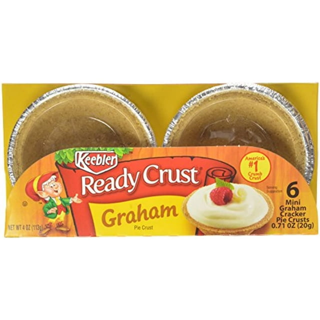 Keebler Ready Crust Mini Graham Cracker Crusts 6 Ct 4 Oz (Pack