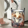 thumbnail image 4 of Lsque Romantic Flower Fox pattern Laundry Hamper Basket, Tall Woven Rope Hamper Basket for Clothes, Lightweight Storage Basket, Collapsible Waterproof-Medium, 4 of 8