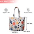 thumbnail image 4 of Pioneer Flower Floral Print Pattern Travel Tote Bags for Women Carry On,Large Weekender Bags for Women Travel,Multi Functional Duffle Bag for Work,Shopping,Sports, 4 of 5