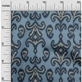 thumbnail image 1 of oneOone Viscose Chiffon Fabric Paisley & Floral Ikat Printed Fabric 1 Yard 42 Inch Wide, 1 of 4