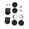 thumbnail image 3 of Audio 2PCS 380W Mini Dome Tweeter Round Black Car Speaker Stick On Flush Mount Universal Modification, 3 of 7