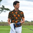 thumbnail image 3 of Wukai Spooky Sweets Men’s Polo Shirts Sleeve,Camisas Polo Para Hombre,True Classic Tees Men-Small, 3 of 6