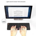 thumbnail image 2 of Foldable Keyboard Rechargeable 67 Keys Keyboard Portable Wireless Office Keyboard Compatible For Windows Android IOS White, 2 of 4