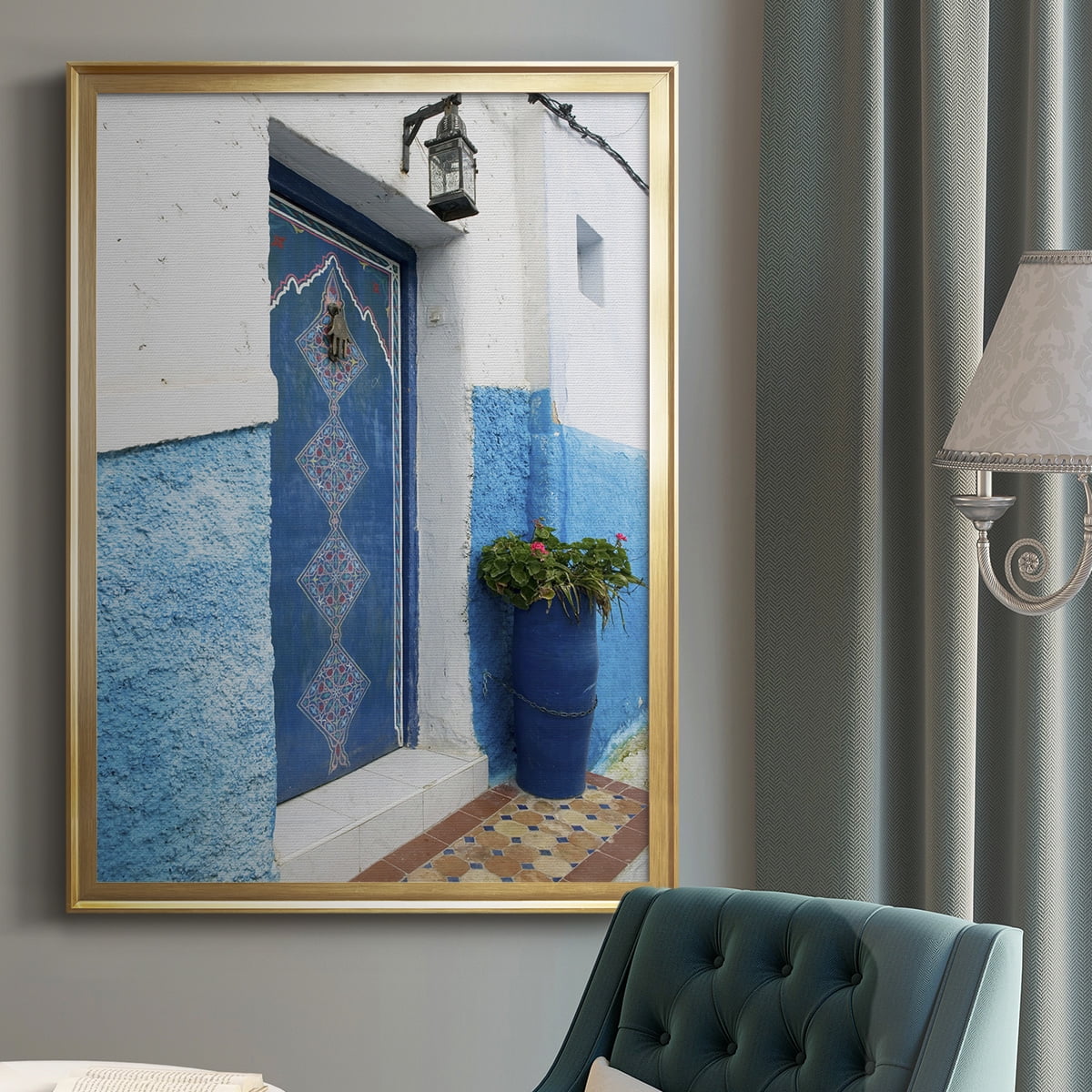 Morocco Door Premium Classic Framed Print - Ready to Hang