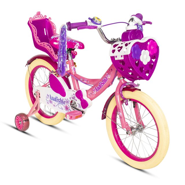 Bicicleta Infantil R16 Niña Canastilla Anfora Porta Muñecas