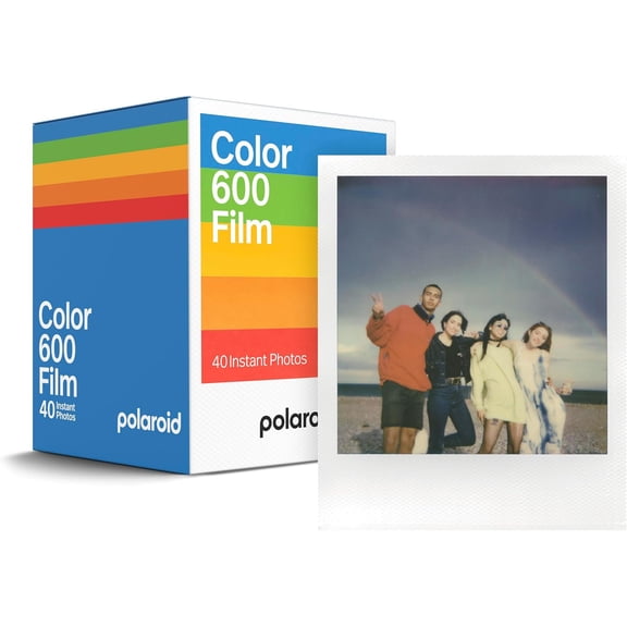 Polaroid Color 600 Instant Film 5-Pack 40 Exposures (006013)