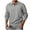 Gray, variant on Wyobmus Men's Casual Lapel Collar Shirts Solid Color Quarter Zip Pullover Long Sleeved Sweatshirt Jacquard Weave Top Blouses Black