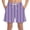 Purple, variant on Maean Boys Beach Shorts Striped Vacation Lounge Short Pants Summer Elastic Waist Loose Shorts with Pockets