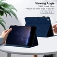 thumbnail image 4 of Dteck for for iPad Mini 7 (A17 Pro) 2024,iPad Mini 6 Generation 8.3 Inch Case 2021, Premium PU Leather Card Slots Adjustable Stand Cover with Auto Sleep/Wake Feature Protective Case, Blue, 4 of 7