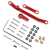 FOMIYES 1 Set Rc Car Toy Axial Accessory Metal Steering Rod Part Rc Car Repairing Kit Compatible For Axial Scx24
