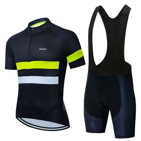 Men's Cycling Jersey Suit Road Bicycle Clothing Cycling Shirt with Bib Pants