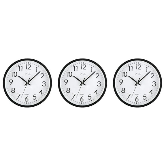 Set of 3 Digital Wall Clock Vintage Color Comfortable Travel