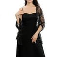 thumbnail image 2 of Sequin Glitter Beaded Shawl Scarf Wrap Formal Evening Party Prom Wedding, 2 of 9