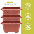 thumbnail image 3 of TEHAUX 10pcs Red Plastic Window Boxes for Flower and Vegetable Planting Ideal for Indoor Outdoor Use, 3 of 6