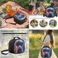 thumbnail image 6 of Yspwyqan Kids Backpack Set for Boys, Cute Highland Cow 4 Piece Backpack and Lunchbox Set with Padded Straps, Casual Daypack for School Hiking Travel Ages 8-15, 6 of 7