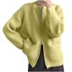thumbnail image 2 of Suéter de invierno para mujer, informal, holgado, a la moda, con bolsillos de color y doble cremallera en la parte superior, cárdigan, abrigo para mujer, 2 of 6
