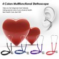thumbnail image 2 of Yeacher Professional Stethoscope Double Dual Head Colorful Multifunctional Stethoscope Health Care Black, 2 of 5