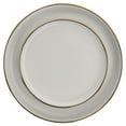 thumbnail image 4 of Elama Louis 16 Piece Stoneware Dinnerware Set in Matte Slate with Gold Rim, 4 of 9