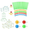 thumbnail image 3 of ziyahi Fort Building Kit Educational Children Castle Building Toy Plastic DIY Fort Construction Kit, 3 of 7