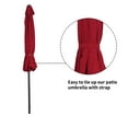 thumbnail image 6 of ACEGOSES 9ft Round Outdoor Patio Umbrella w/ Tilt and Crank 8 Ribs,Red, 6 of 8