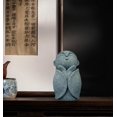 thumbnail image 3 of SEEK RARE Mini Monk Buddha Statue Sandstone Statues Zen Monk Praying Statue Sculptures for Wealth Good Luck Feng Shui Decor Home Fish Tank Aquarium Garden (Style 6), 3 of 8