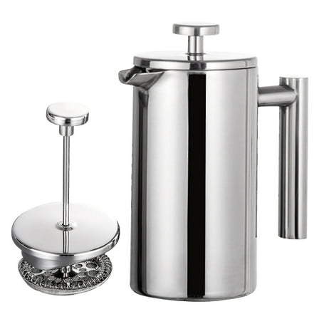 800ml French Press Coffee Maker Stainless Steel Double Walled Insulated Coffee PotBY