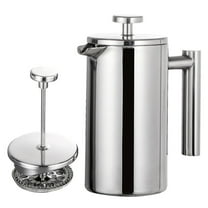 800ml French Press Coffee Maker Stainless Steel Double Walled Insulated Coffee PotBY