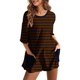 thumbnail image 2 of Pantalones de Mujer Bolsillos de Impresión Casual Traje de Manga Corta, Cuello Redondo Y Cómodos Trajes de Mujer Casual, 2 of 6