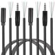 thumbnail image 2 of 8pcs Replacement Audio Cables 3.5mm Stereo Audio Cable Male Female Plug Audio Cables(1m), 2 of 4