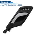 thumbnail image 4 of Manija de puerta interior del lado del pasajero delantero para VW para Skoda 2001-2008 Manija de puerta interior Negro Cromo 1 Pc, 4 of 6