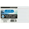 thumbnail image 1 of Merangue Lined Index Cards, 3" x 5", 100 Sheets/Pack, 4 Pack, 1 of 1