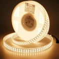 thumbnail image 1 of Tira de LED ultrabrillante de 24 V, 3000 K, blanco cálido, 120 W, 11 200 lm, CRI 90+, resistente al agua IP67, 1200 x 2835 luces SMD, 5 m, certificación UL/CE para uso doméstico en cocina,, 1 of 6