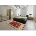 thumbnail image 5 of Ahgly Company Machine Washable Indoor Rectangle Industrial Modern Red Area Rugs, 2' x 4', 5 of 7