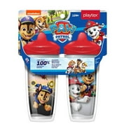 Playtex Sipsters Stage 3 Paw Patrol, Boys Insulated Spout Sippy Cups, Blue, 9 oz, 2 Pack