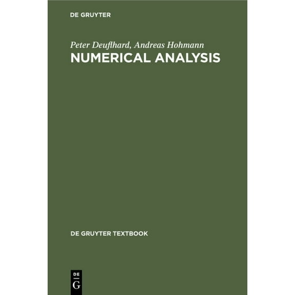 de Gruyter Textbook Numerical Analysis, (Hardcover)
