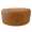 Light Tan, variant on Amber Leather Ottoman 36 Floor Footrest Cushion for Living Room, Large Square Ottoman with Solid Wood Frame