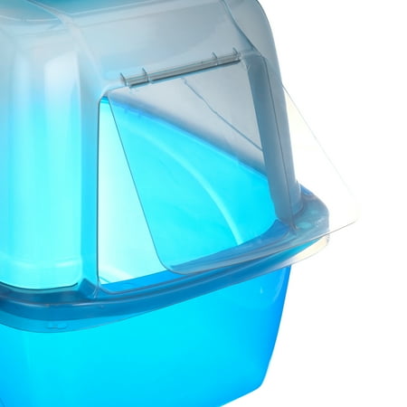 Van Ness Hooded Transculent Cat Litter Pan